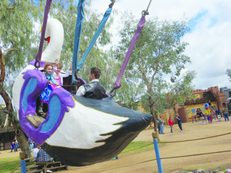 Arizona Renaissance Festival swan ride